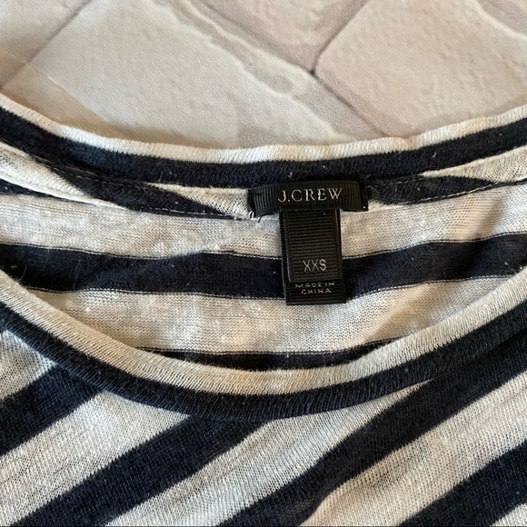 J Crew Blue and white tee shirt top size small - Picture 5 of 14